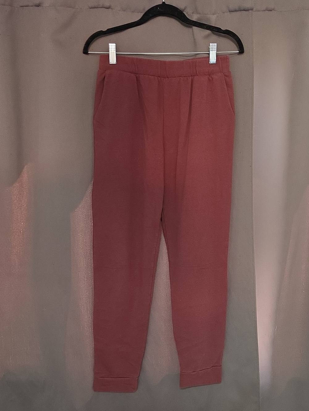 Women's Cozy Jogger Pants in Mauve Pink